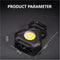 2 pcs Triangle Mini flashlight for outdoor and self-defense use