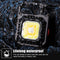 2 pcs Rectangle Mini flashlight for outdoor and self-defense use