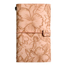 Pink 2-Pack Vintage Floral Embossed PU Leather Journals - 192 Pages Each
