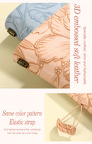 Pink 2-Pack Vintage Floral Embossed PU Leather Journals - 192 Pages Each