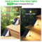 1 Piece White Bright 14-LED Solar Powered Step Lights - Automatic Outdoor Waterproof Illumination for Stairs, Deck, Pathway & Garden (Warm White)