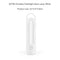 2-in-1 Portable LED Camping Lantern & Flashlight - USB Rechargeable, Dual Light Modes(Handle model white)