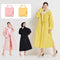 Size M Green Women's Chic Lightweight Waterproof Raincoat - Long Hooded Packable Rain Jacket with Pouch