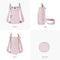 Pink Women's Crossbody Water Bottle Bag-Perfect for Hiking and Cycling