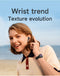 Smartwatch with Built-in TWS Earbuds & Silicone Sleeve - 2.01 HD Screen  Health Monitoring Bluetooth Calls & Music(Black rubber)"