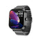 Smartwatch with Built-in TWS Earbuds & Silicone Sleeve - 2.01 HD Screen  Health Monitoring Bluetooth Calls & Music(Black steel belt)"