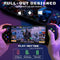 Portable Telescopic Mobile Game Controller - Bluetooth 5.0, iOS/Android/PC Compatible, 400mAh Battery(white)
