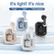 Transparent Capsule TWS Earbuds with LED Digital Display - Bluetooth 5.3, IPX4 Waterproof, Type-C Charging(white)