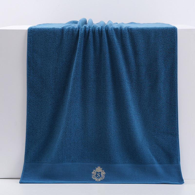 Premium Absorbent Cotton Towel Set - Soft Bath & Hand Towels with Double-Sided Plush(purple)