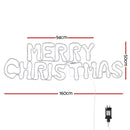 1.6M Christmas Lights Motif 360 LED Rope Light Outdoor Decoration Jingle Jollys