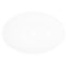 vidaXL Oval Ceramic Basin in White | Elegant High-Gloss Finish | Modern Artistic Design for Bathrooms and Powder Rooms