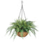 Potted Fern Hanging Basket (Fresh Green) UV Resistant 55cm