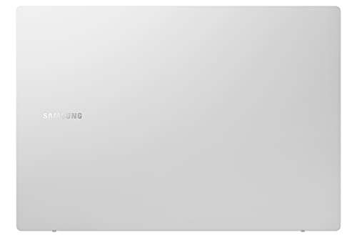 SAMSUNG Galaxy Book Go Laptop PC Computer Qualcomm 7C Pro 4GB Memory 128GB eUFS Storage 18-Hour Battery Compact Light Shockproof WFH Ready WiFi 5, Silver