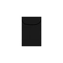 #4 Coin Envelopes (3 x 4 1/2) - Midnight Black (50 Qty.) | Perfect for Storing Small Parts, Coins, Jewelry, Stamps, Seeds, Small Electronic Parts and so Much More! | LUX-4CO-B-50
