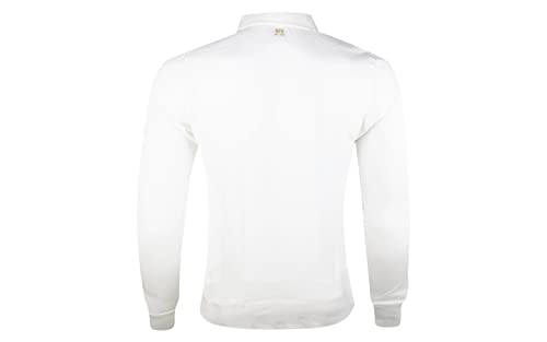 Umbro England RFU Men's 150 Anniversary Classic Long Sleeve Rugby Jersey, White Medium