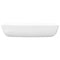 "vidaXL Luxury Rectangular Bathroom Ceramic Basin Sink in Glossy White - Modern Design - Artistic and Easy Cleaning - 71 x 39 cm"