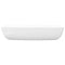 "vidaXL Luxury Rectangular Bathroom Ceramic Basin Sink in Glossy White - Modern Design - Artistic and Easy Cleaning - 71 x 39 cm"