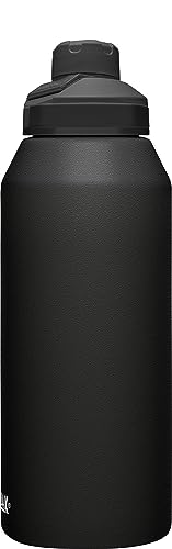 CamelBak Chute Mag 40 oz Vacuum Insulated Stainless Steel Water Bottle, Black