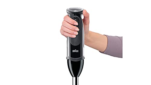 Braun Household Black Braun MultiQuick 5 Vario Hand Blender, Sauce Mixer, BPA-Free Plastic Beaker - MQ 5237 BK, Black