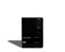 Zequenz Classic 360 Soft Cover Notebook, Soft Bound Journal, Medium, 5" x 7", 140 sheets / 280 pages, Blank, Plain, thick paper (black)