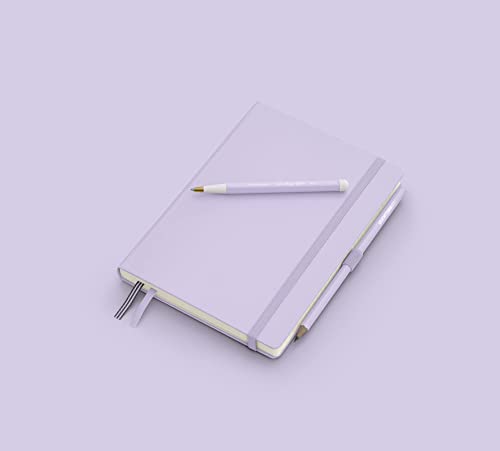 Softcover Medium Plain Notebook, 123 Page (Lilac) - A5