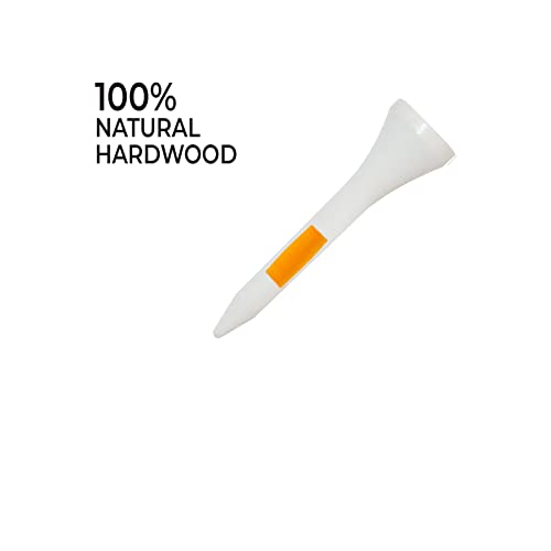 Pride Professional Tee System 1-1/2 Inch Golf Mini Tee, White, 90 Count