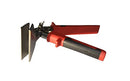 Zeluga ZL180 3.25in. Curverd Jaw Offset Sheet Metal Hand Seamer, Sheet Metal Bender Tools for Flattening Metal, Red/Black