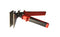Zeluga ZL180 3.25in. Curverd Jaw Offset Sheet Metal Hand Seamer, Sheet Metal Bender Tools for Flattening Metal, Red/Black