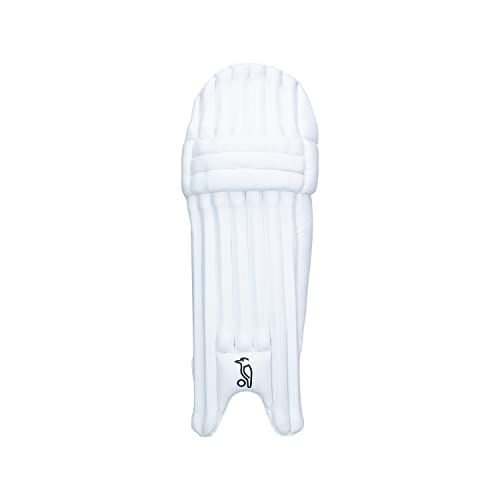 KOOKABURRA Unisex-Youth 5.1 Batting legguards, Ghost Cricket Pads, White, Junior Right Hand