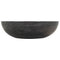 'vidaXL Handmade Marble Sink in Black, Sturdy Natural River Stone Bathroom Basin, Rectangular Shaped Washroom Centerpiece, Dimensions 40 x 12 cm