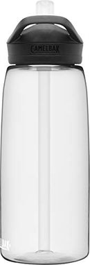 CamelBak eddy+ Water Bottle with Tritan Renew – Straw Top 32oz, Clear