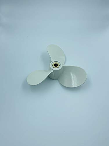 NC Boat Aluminum Alloy Propeller 7 1/2x8-BA for Yamaha 4hp 5hp 6hp 4A 4M 5M 5C F4 F6L F6S F5A F6C Outboard Motors 6E0-45941-01-00 7.5x8