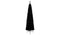 SHATCHI 4Ft-8Ft Artificial Flocked Slim Christmas Pencil Tree Holiday Home Decorations with Pointed Tips and Metal Stand (Snow Black/White/Frosty Green), 4ft