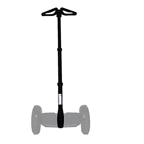 Hoveroid New improved 2022 version adjustable handlebar for Segway Ninebot MINI S, LITE, PRO, multi-function retractable 2-in-1 kit handle bar easy installation (Segway not included) (Black)