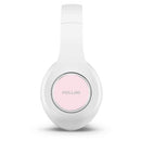 Bluetooth Headphones Wireless, pollini 40H Playtime Foldable Over Ear Headphones with Microphone, Deep Bass Stereo Headset with Soft Memory-Protein Earmuffs for iPhone/Android Cell Phone/PC (White)