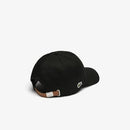 Lacoste Side Croc Cotton Cap Black