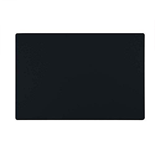 HomeDo Waterproof Silicone Placemats, Non-Stick Baking Mat, Non-Slip Dining Table Mat for Kids/Baby/Children, Heat Resistant Insulation Countertop Protector Pads (Black, 40x60cm-1Pack)