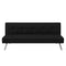 Serta Rane Convertible Sofa Bed, 66.1" W x 33.1" D x 29.5" H, Black