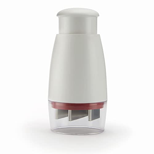 Zyliss 13679 Food Chopper with Lid, White/Red 26 cm*13 cm*9, White and Red