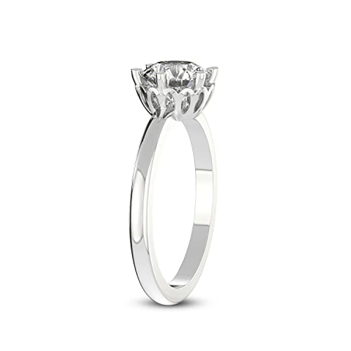 1 carat - 3 carat | IGI Certified Lab Grown Diamond Engagement Ring | 14K Or 18K in White, Yellow Or Rose Gold | Malissa Solitaire Lab Diamond Ring | FG-VS1-VS2 Quality Friendly Diamonds, 1 ct, Precious Metal, Diamond