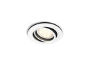 Philips Hue White Ambiance Milliskin Recessed Spotlight, 250 lm, Round, White, Dimmable, All White Shades, Controllable via App, Compatible with Amazon Alexa (Echo, Echo Dot), Pack of 1