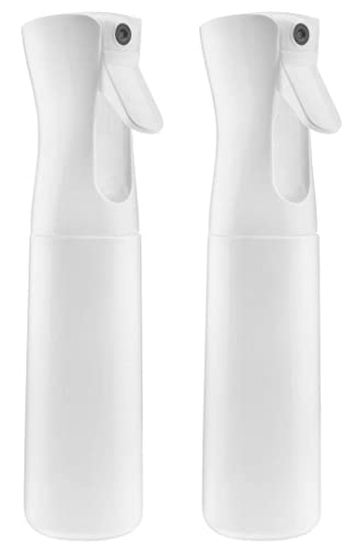 Alpree Hair Spray Bottle Continuous Water Mister Spray Bottle Empty Ultra Fine for Hair Styling, Pets, Plants, Cleaning, Misting & Skin Care, Salons, for Taming Hair in Morning, Curly Hair, Essential Oil Scents & More