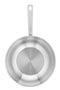 Tefal E49219 Virtuoso Wok 28 cm | High-Quality Premium Stainless Steel | Unsealed | Brushed Finish | Suitable for Induction Cookers | Oven Safe up to 250°C | Stainless Steel