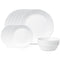 Corelle Winter Frost White Dinnerware Set, 18 piece, 6 x 26cm Dinner Plate, 6 x 17cm Bread & Butter Plate, 4 x 532mL Soup/Cereal Bowl