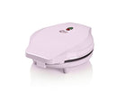 Bestron Bubble Waffle Iron, Waffle Maker for Bubble Waffles for Filling with Ice, Chocolate or Fruit, with Baking Light and Non-Stick Coating, 700 Watt, Colour: Pink