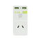 Korjo JP USB Power Adaptor, 2X USB Sockets, 1x AUS/NZ Socket, for Japan, White