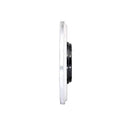 SEIKO QXA014SLH Classic Numbered Wall Clock with Quiet Sweep, Silver
