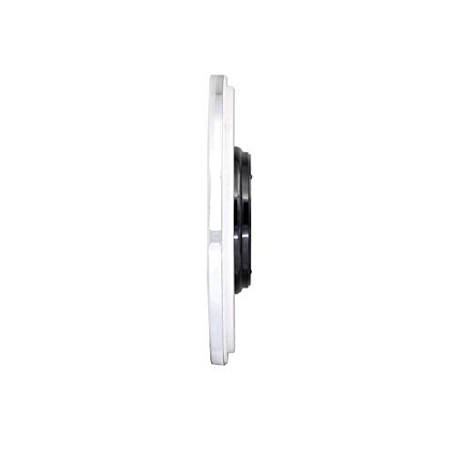 SEIKO QXA014SLH Classic Numbered Wall Clock with Quiet Sweep, Silver