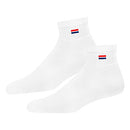 NAVYSPORT Unisex Cushion Comfort Quarter Athletic Running Socks for Men & Women, Pack of 6 (Shoe Size: 9-11, White)