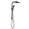 Decaura 10'' Rain Shower Head System Square 3-Mode Handheld Dual Shower Rail Set 250mm Large Overhead Shower Brass Bathroom